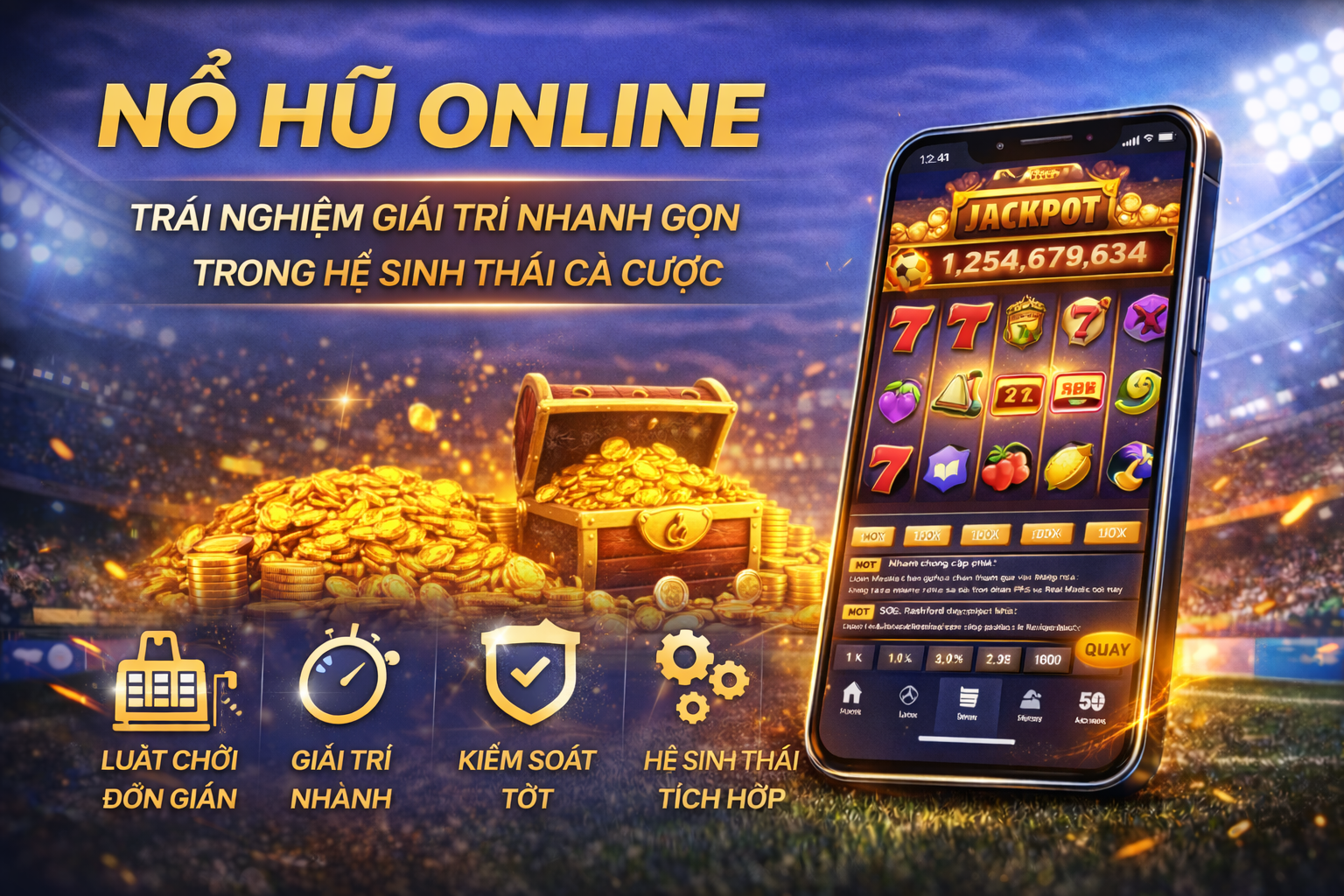 Nổ hũ online hấp dẫn và thú vị