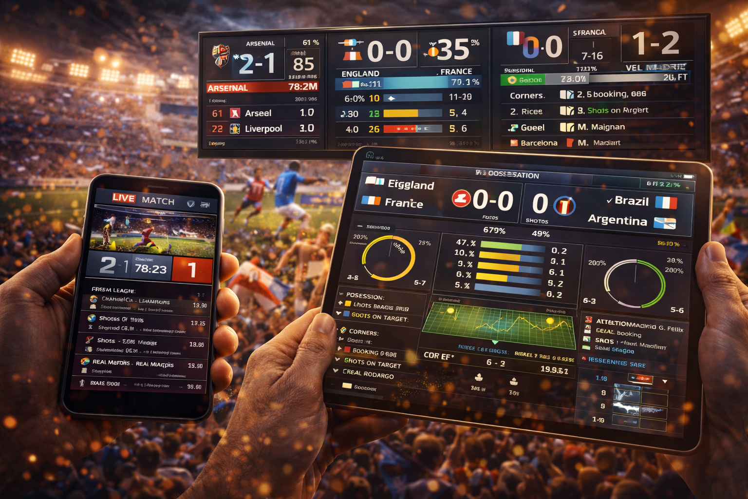 Theo dõi tỷ số bóng đá trực tuyến