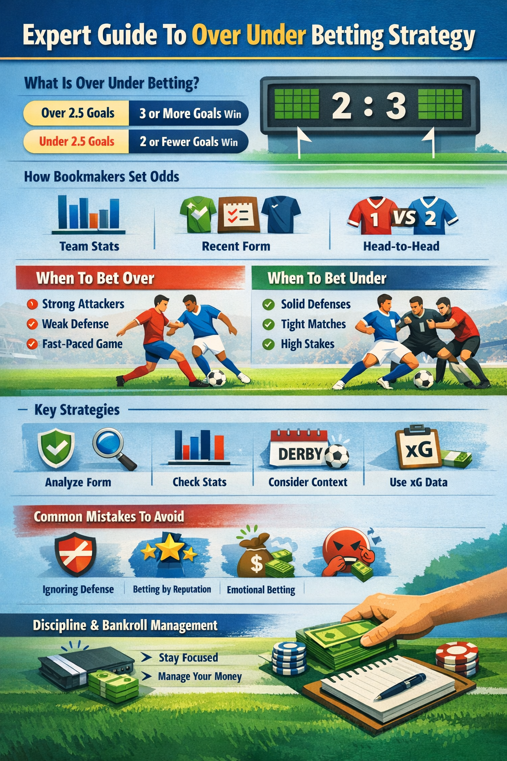 Expert Guide To Over Under Betting Strategy